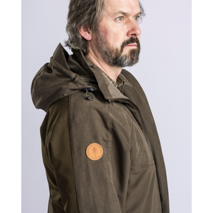 Kurtka męska PINEWOOD CARIBOU HUNT EXTREME Suede Brown/D.Olive 5984